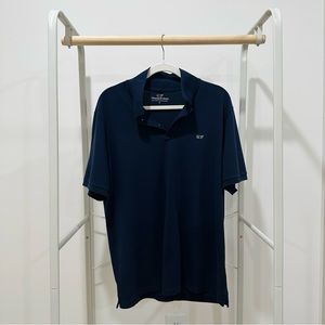 Vineyard Vines Navy Blue Polo, Large